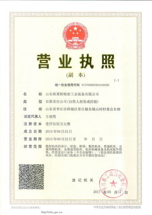 Company business license